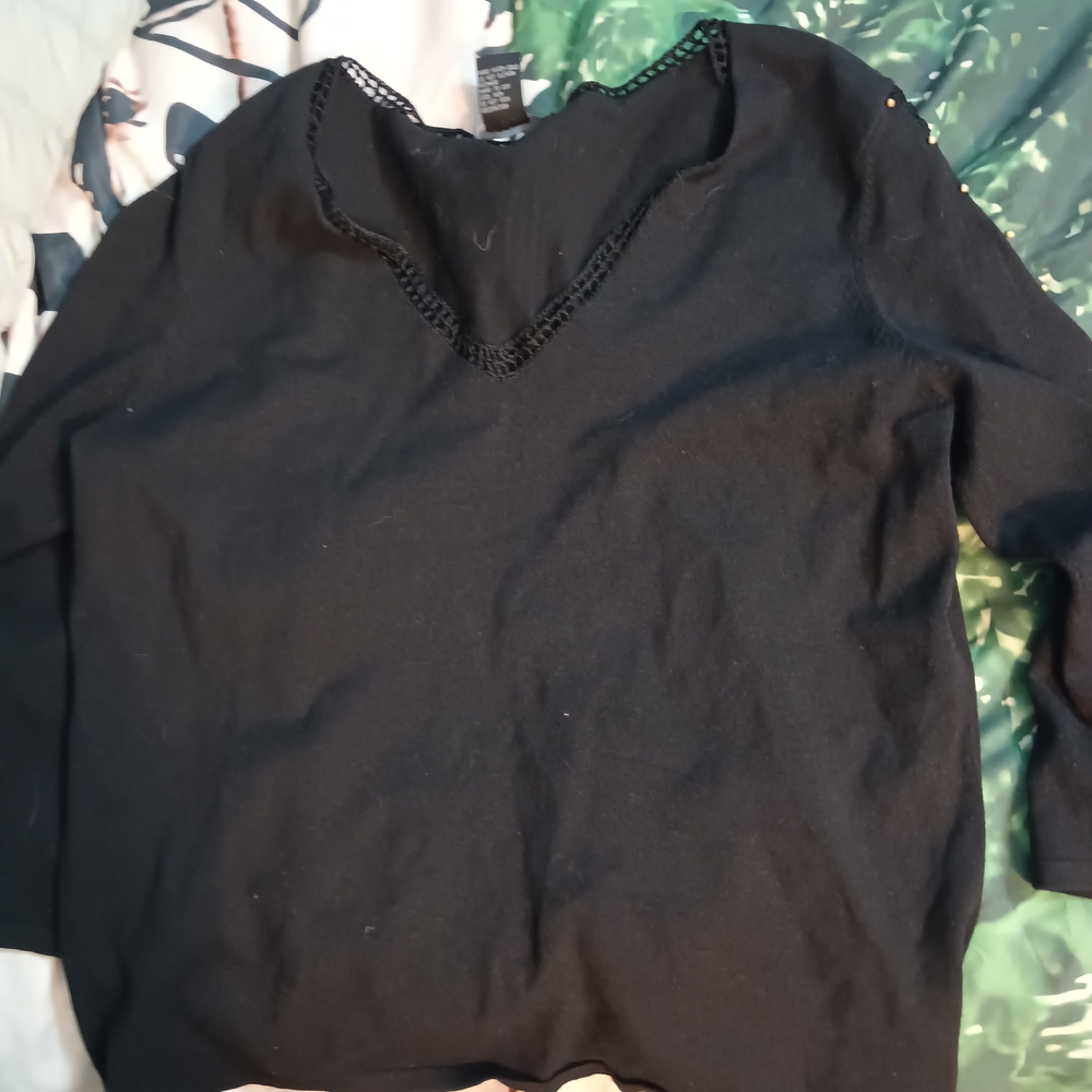 Elegant Black Women's Blouse